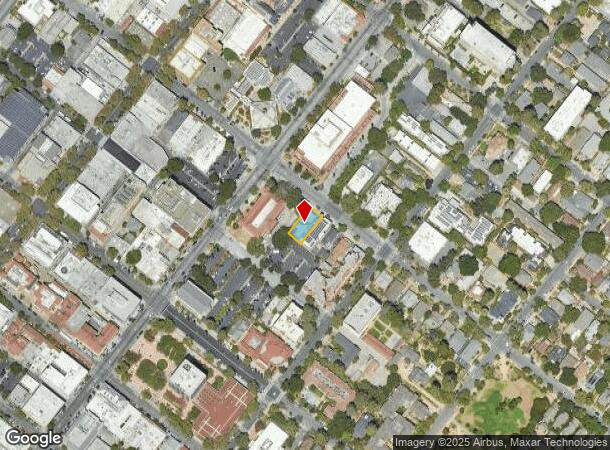  628 Waverley St, Palo Alto, CA Parcel Map