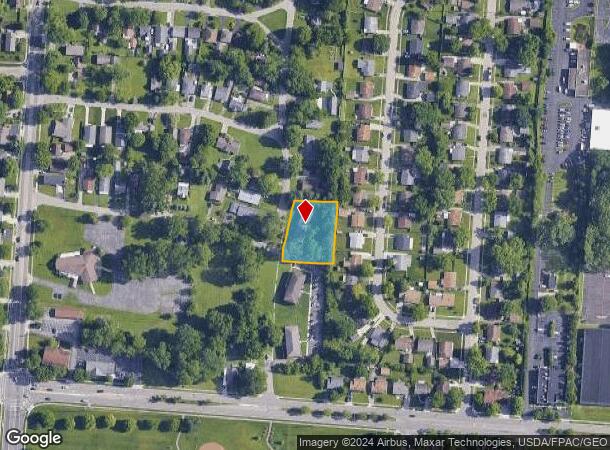  4370 Flowerdale Ave, Dayton, OH Parcel Map