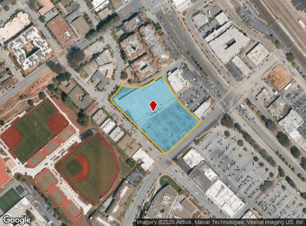 95 Murchison Dr, Millbrae, CA Parcel Map