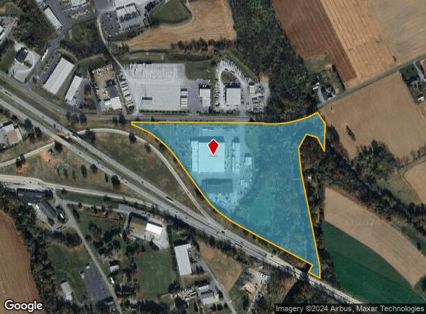  1831 Auction Rd, Manheim, PA Parcel Map