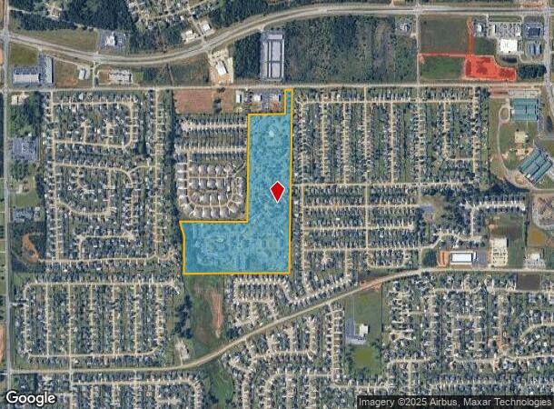 6080 Lakeview Rd, Warner Robins, GA Parcel Map