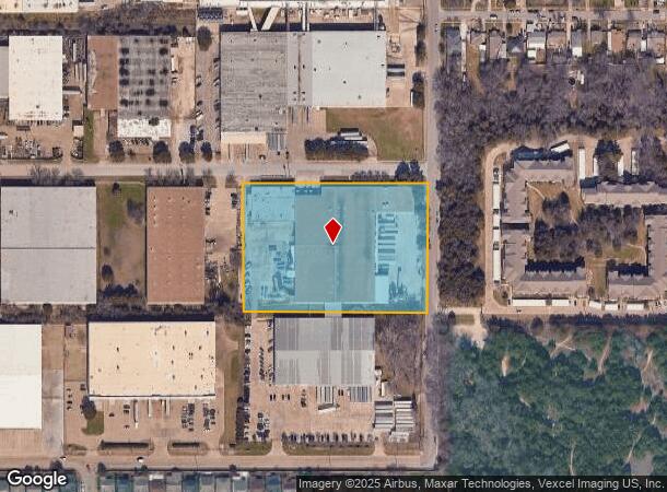  2841 Pierce St, Dallas, TX Parcel Map