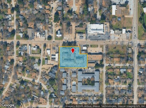 1800 W Park Row Dr, Arlington, TX Parcel Map