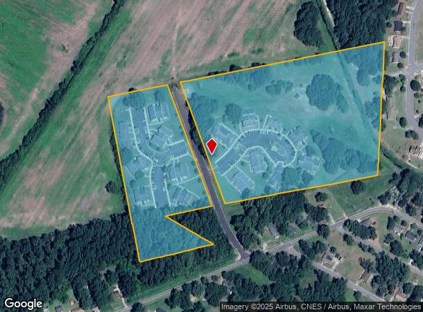  406 Sinclair St, Lumberton, NC Parcel Map