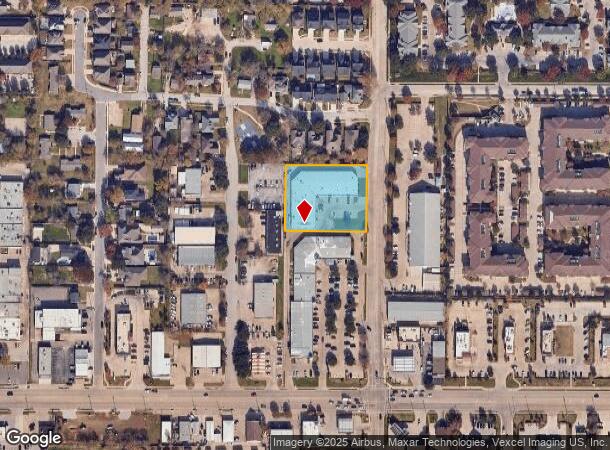 201 N Dooley St, Grapevine, TX Parcel Map