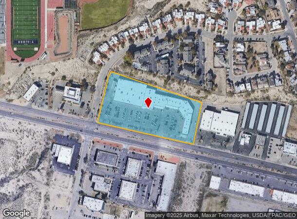  6600 N Mesa St, El Paso, TX Parcel Map