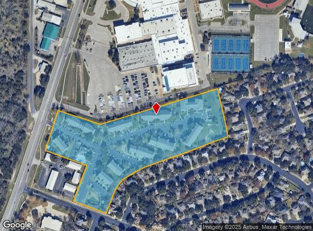  2111 N Austin Ave, Georgetown, TX Parcel Map