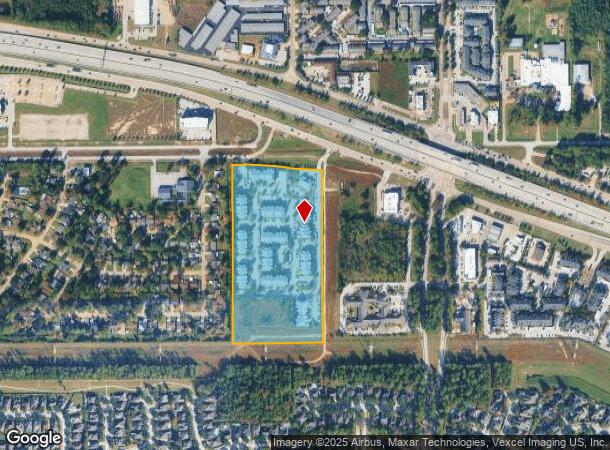 7800 N Sam Houston Pkwy E, Humble, TX Parcel Map
