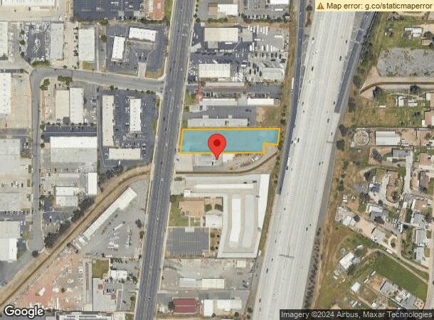  1665 Hamner Ave, Norco, CA Parcel Map