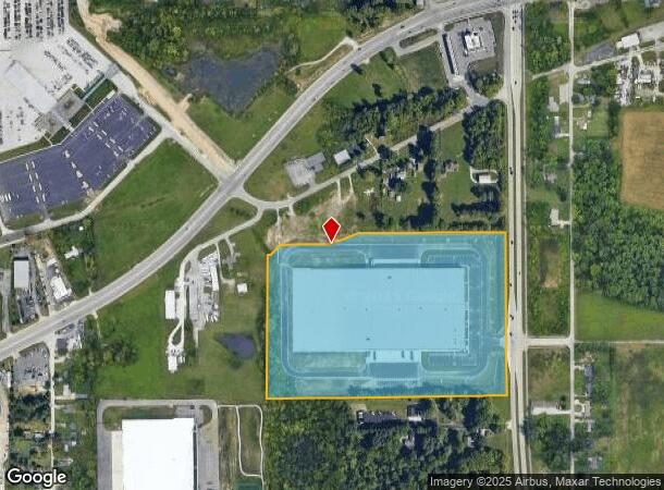 2856 S Ronald Reagan Pkwy, Plainfield, IN Parcel Map