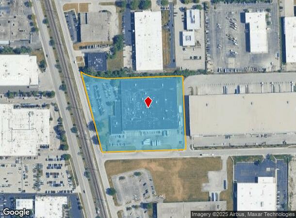 2150 Frontage Rd, Des Plaines, IL Parcel Map
