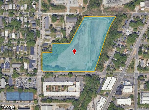 808 W Trinity Ave, Durham, NC Parcel Map