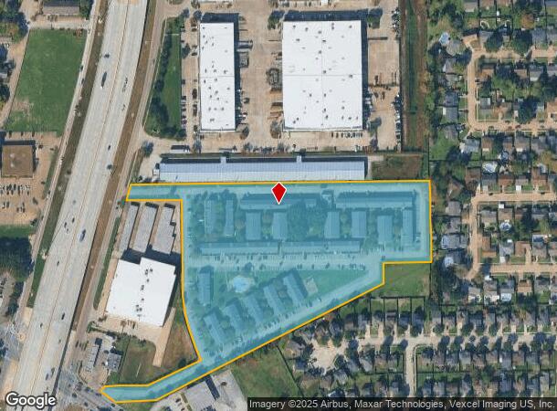  3823 Red Bluff Rd, Pasadena, TX Parcel Map