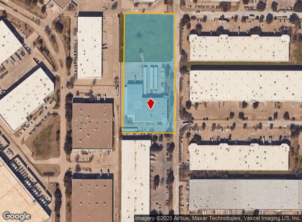 2901 Eisenhower St, Carrollton, TX Parcel Map