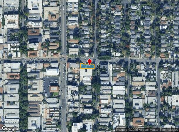  1253 N Orange Grove Ave, West Hollywood, CA Parcel Map