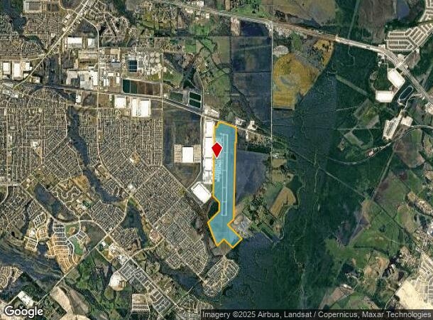 1340 Airport Blvd, Mesquite, TX Parcel Map