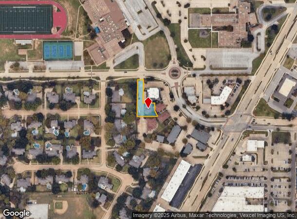  1209 Hall Johnson Rd, Colleyville, TX Parcel Map