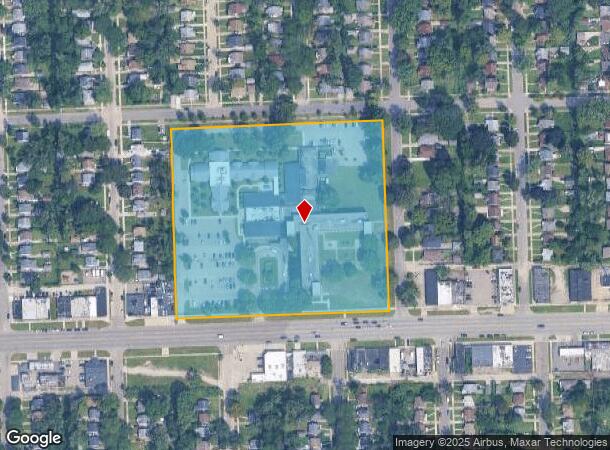 19100 W 7 Mile Rd, Detroit, MI Parcel Map