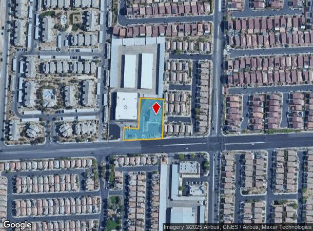  6560 W Warm Springs Rd, Las Vegas, NV Parcel Map