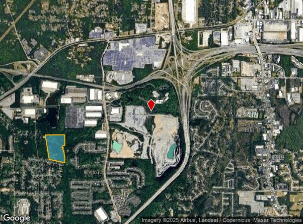  3565 Allen Rd, College Park, GA Parcel Map