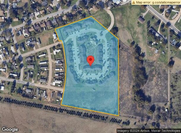  1406 Shady Ln, Burkburnett, TX Parcel Map