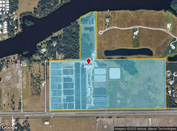  22341 Palm Beach Blvd, Alva, FL Parcel Map