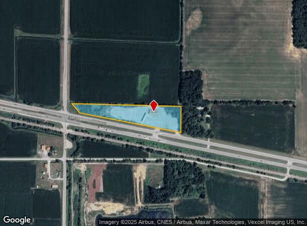 1799 W Us Highway 30, Hanna, IN Parcel Map