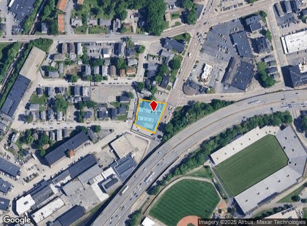  719 Southbridge St, Worcester, MA Parcel Map