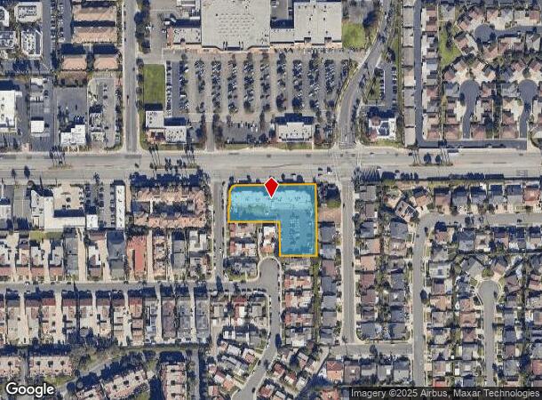  5200 Warner Ave, Huntington Beach, CA Parcel Map