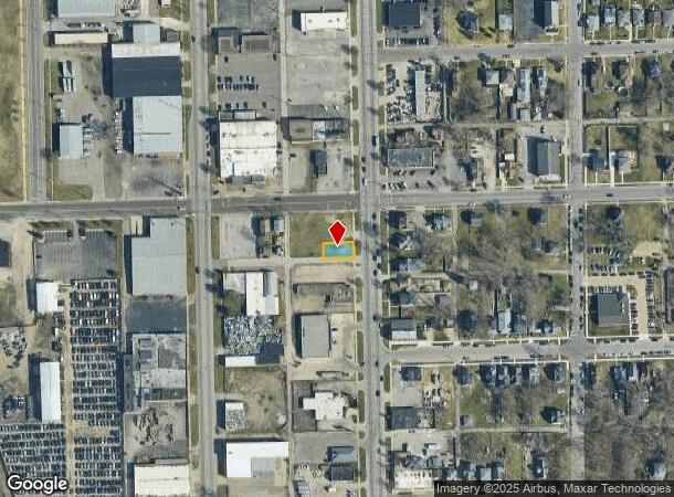  1609 S Michigan St, South Bend, IN Parcel Map