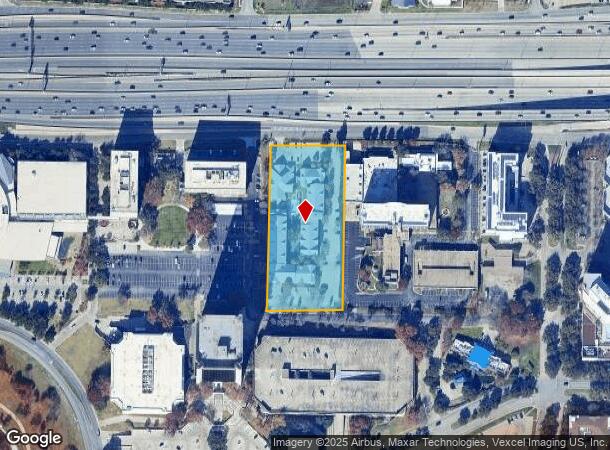  7642 Lyndon B Johnson Fwy, Dallas, TX Parcel Map
