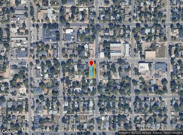210 E Simpson St, Lafayette, CO Parcel Map