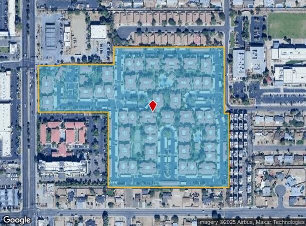  1535 N Scottsdale Rd, Tempe, AZ Parcel Map