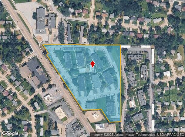  1307 Galvin Rd S, Bellevue, NE Parcel Map