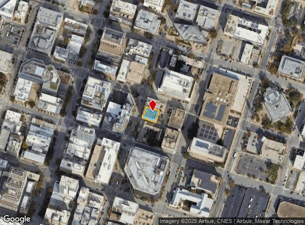  807 Brazos St, Austin, TX Parcel Map