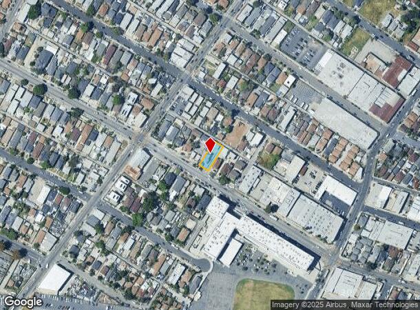  1329 E Adams Blvd, Los Angeles, CA Parcel Map