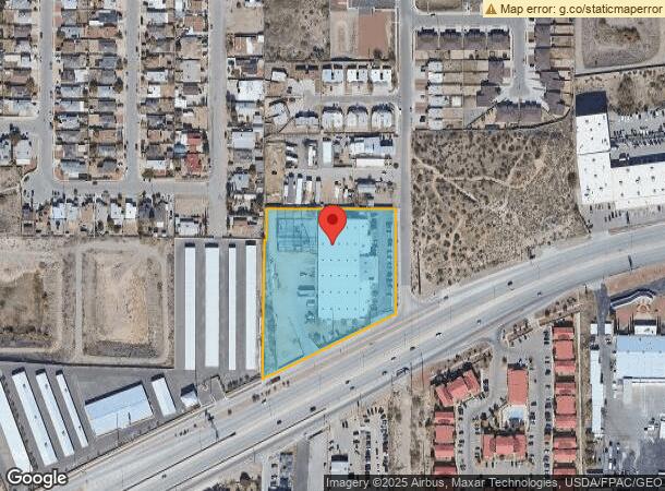  8001 Artcraft Rd, El Paso, TX Parcel Map