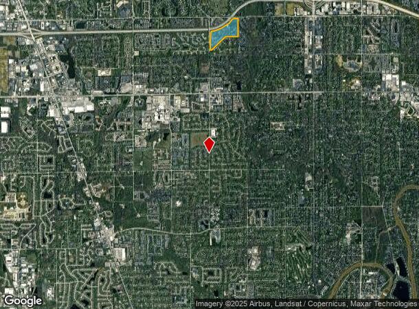  9301 Ditch Rd, Indianapolis, IN Parcel Map