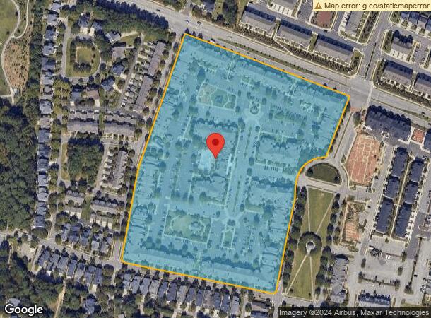  100 Revere Crossing Ln, Cary, NC Parcel Map