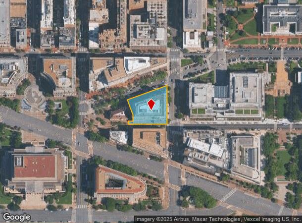 601 Pennsylvania Ave Nw, Washington, DC Parcel Map