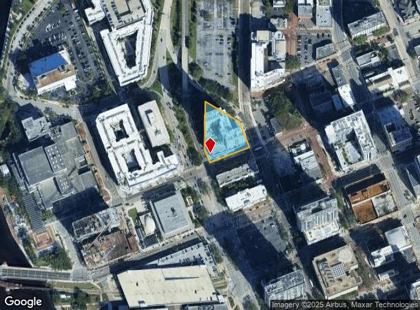  102 E Tyler St, Tampa, FL Parcel Map