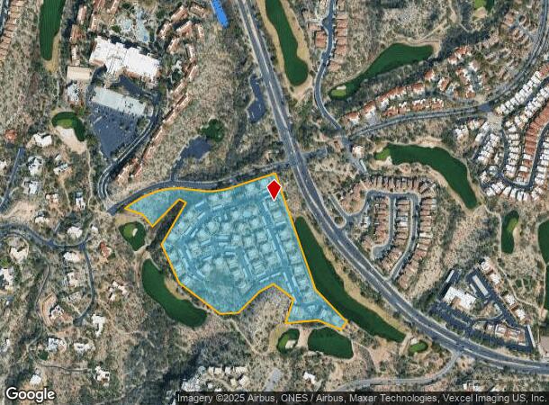  3750 E Via Palomita, Tucson, AZ Parcel Map