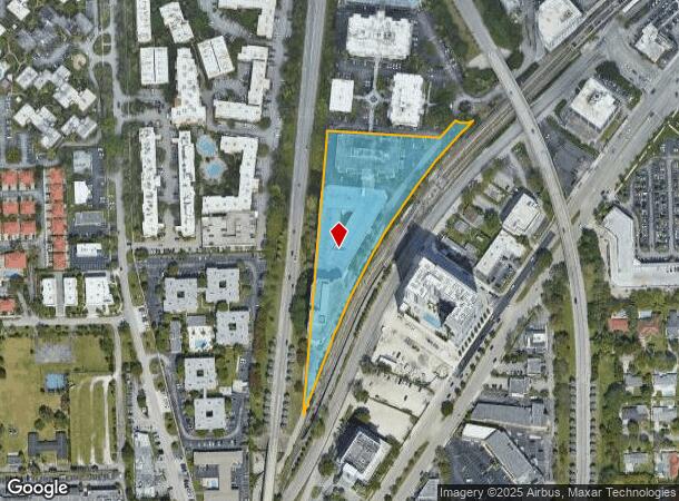  9400 S Dadeland Blvd, Miami, FL Parcel Map