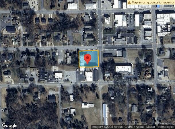  203 W Hunter St, Madison, NC Parcel Map