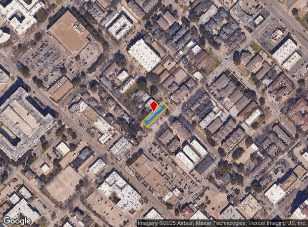  4005 N Hall St, Dallas, TX Parcel Map