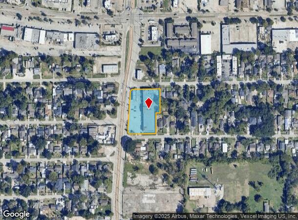  7206 Fulton St, Houston, TX Parcel Map