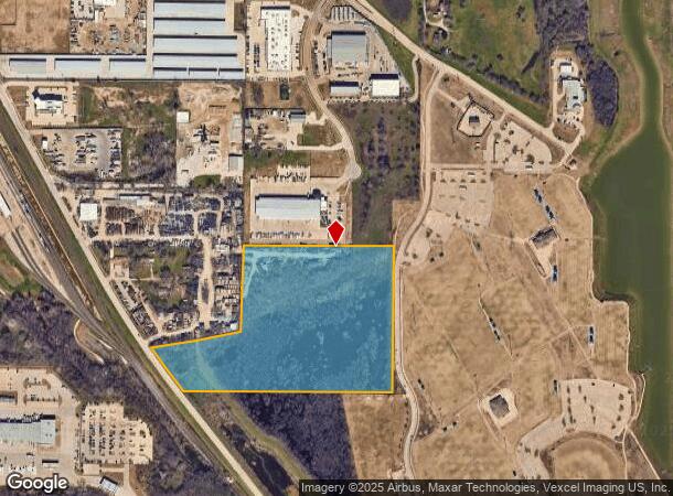 Railroad St, Lewisville, TX Parcel Map