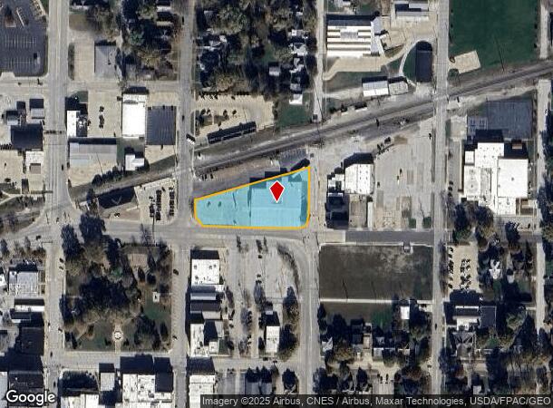 212 E Calhoun St, Macomb, IL Parcel Map
