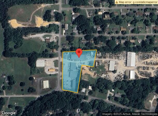  2697 Johnson Rd, Chickamauga, GA Parcel Map