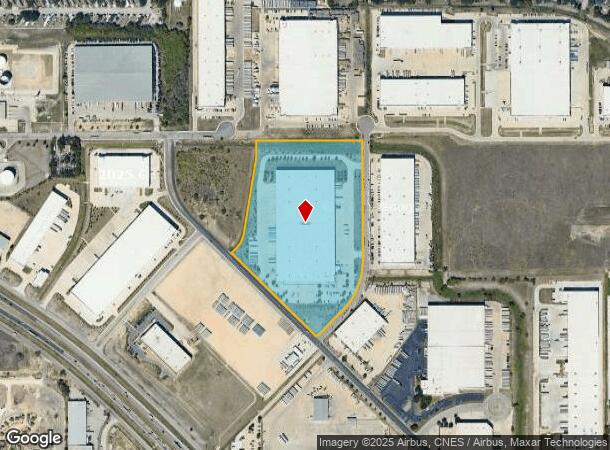1710 Cornerway Blvd, San Antonio, TX Parcel Map